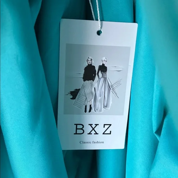 Girls Embellished Party Dress - Aqua -Size 10 - Special Occassion/ Pageant - Picture 5 of 8